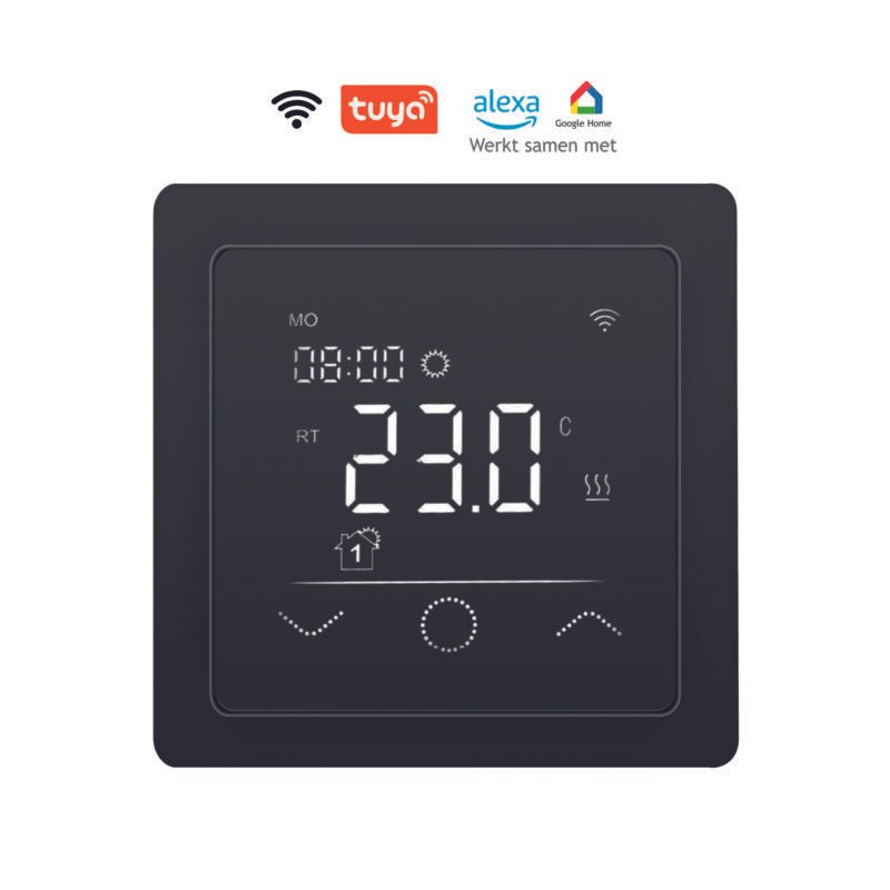 Helios 660 wifi thermostaat voor elektrische vloerverwarming met Google-Home en Alexa