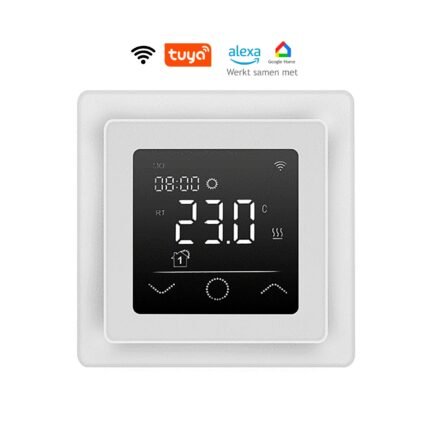 Helios-650 wifi thermostaat voor Google-Home en Alexa geschikt als vervanging thermostaat.