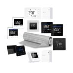 Elektrische vloerverwarming met thermostaten